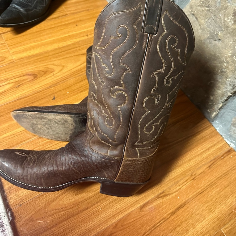 Men’s leather Justin boots